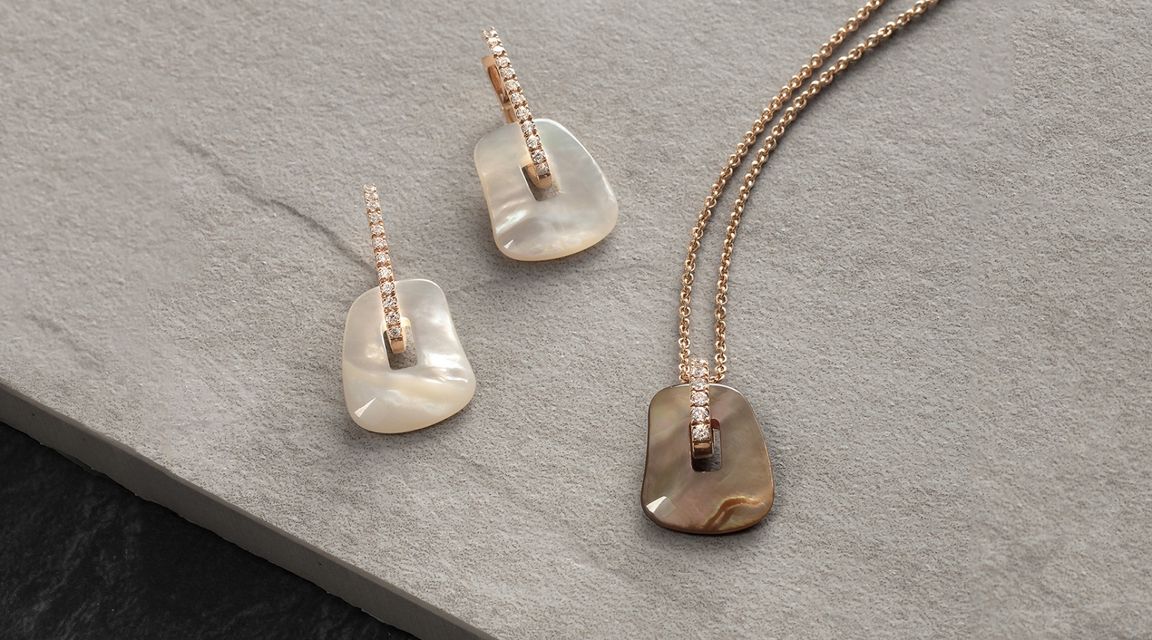 earrings and necklace mattioli