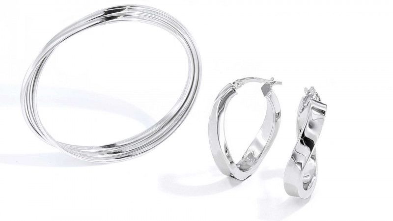 bracciale e orecchini linea italia
