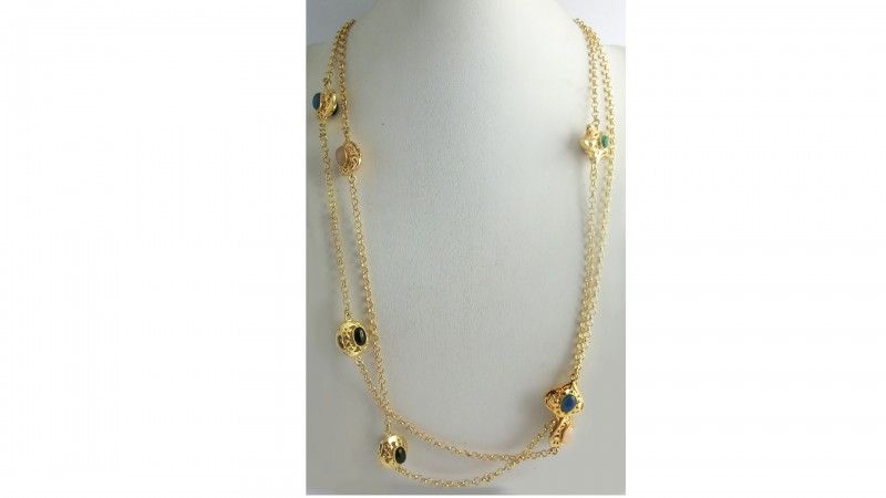 gold necklace