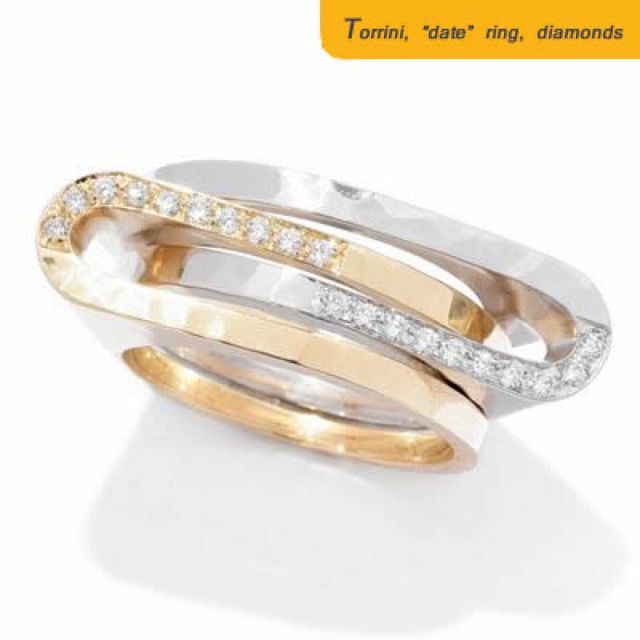 gold and silver ring