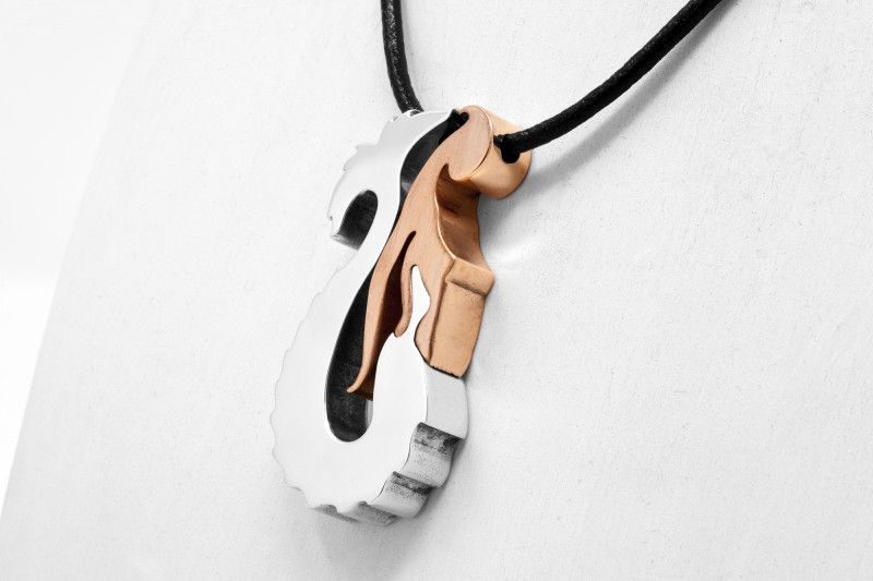 silver necklace