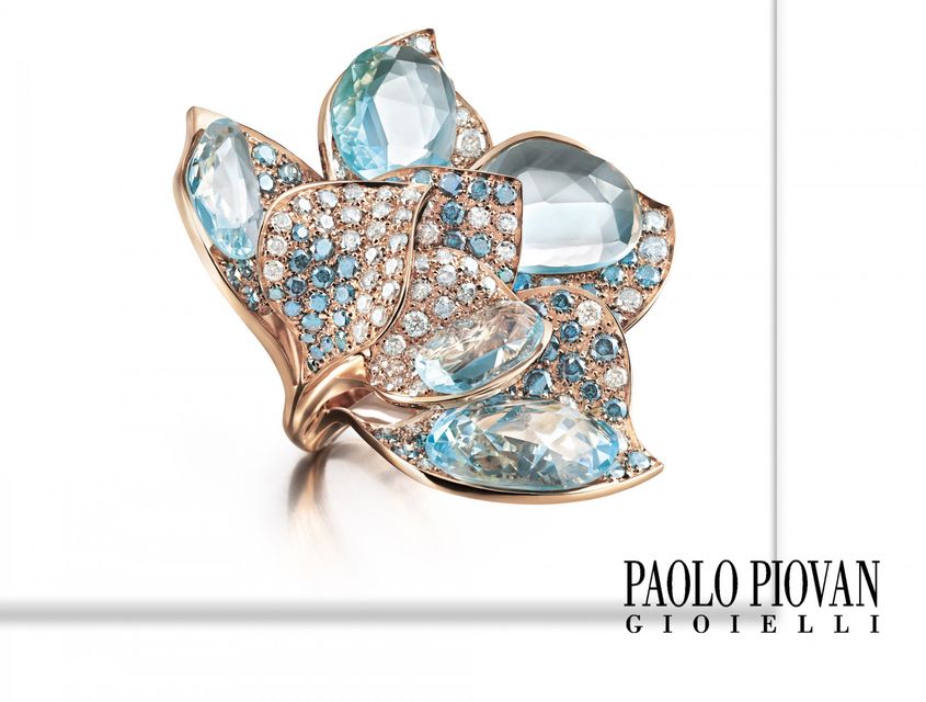 gold and blue ring