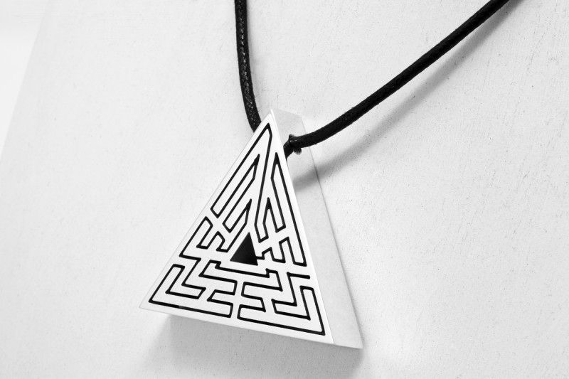 silver necklace