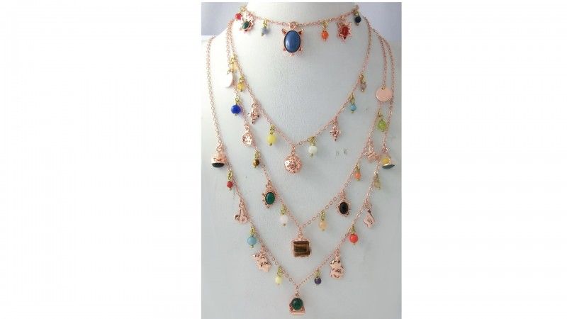 set of gold necklace