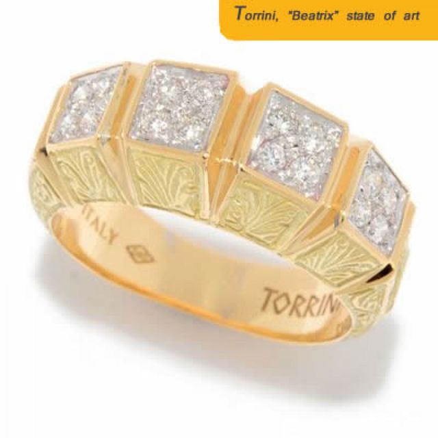 gold and silver ring