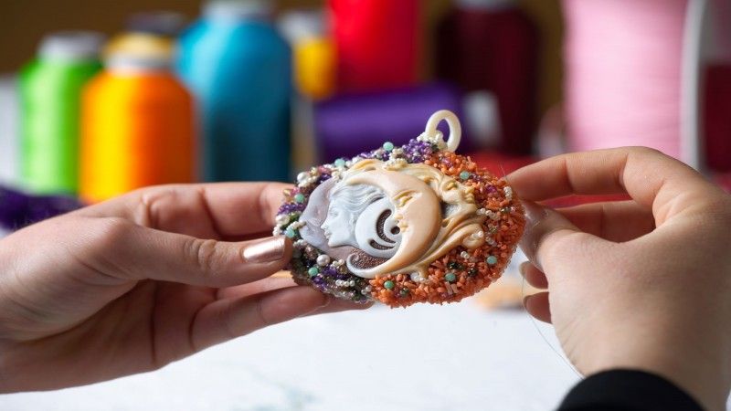 colorful cameos