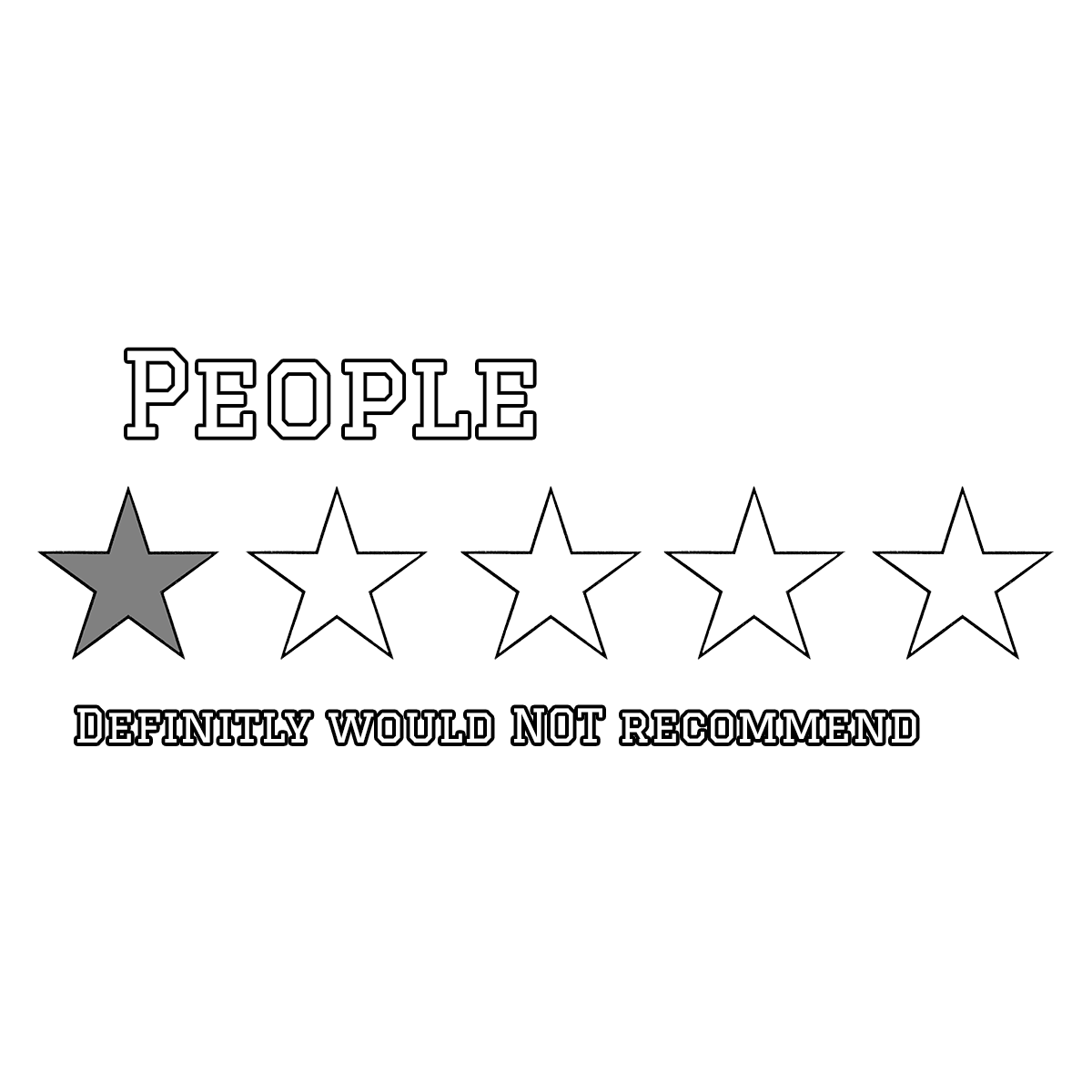 People 1 star