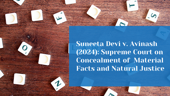 Supreme Court Sets Aside High Court Order Passed After Concealment of  Material Facts and Violation of Natural Justice 