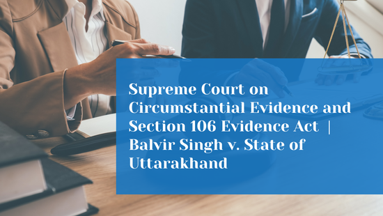 Can a Husband Be Convicted for Murder When His Wife Dies of Poisoning  Inside Their Home? Supreme Court Explains 