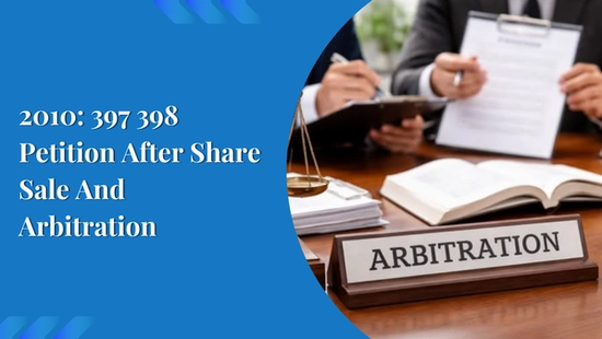 2010: 397 398 Petition After Share Sale And Arbitration