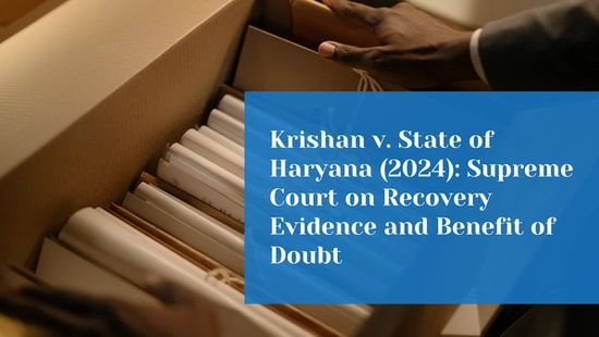 Supreme Court Acquits Accused After Holding Recovery Evidence Was  Unreliable 
