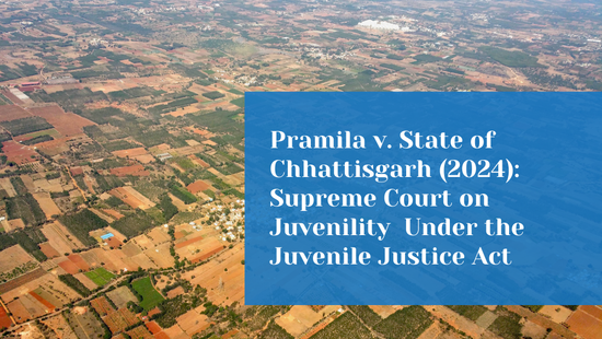 Supreme Court Sets Aside Conviction After Holding Accused Was a Juvenile  at the Time of the Offence 