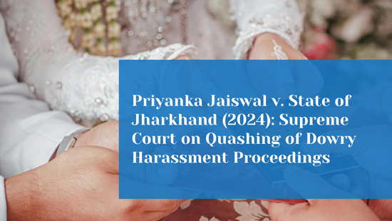 Supreme Court Restores Dowry Harassment Proceedings Against Husband  and In-Laws 