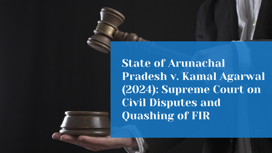 Supreme Court Quashes FIR Holding That Purely Civil Property Dispute  Cannot Be Given a Criminal Colour 
