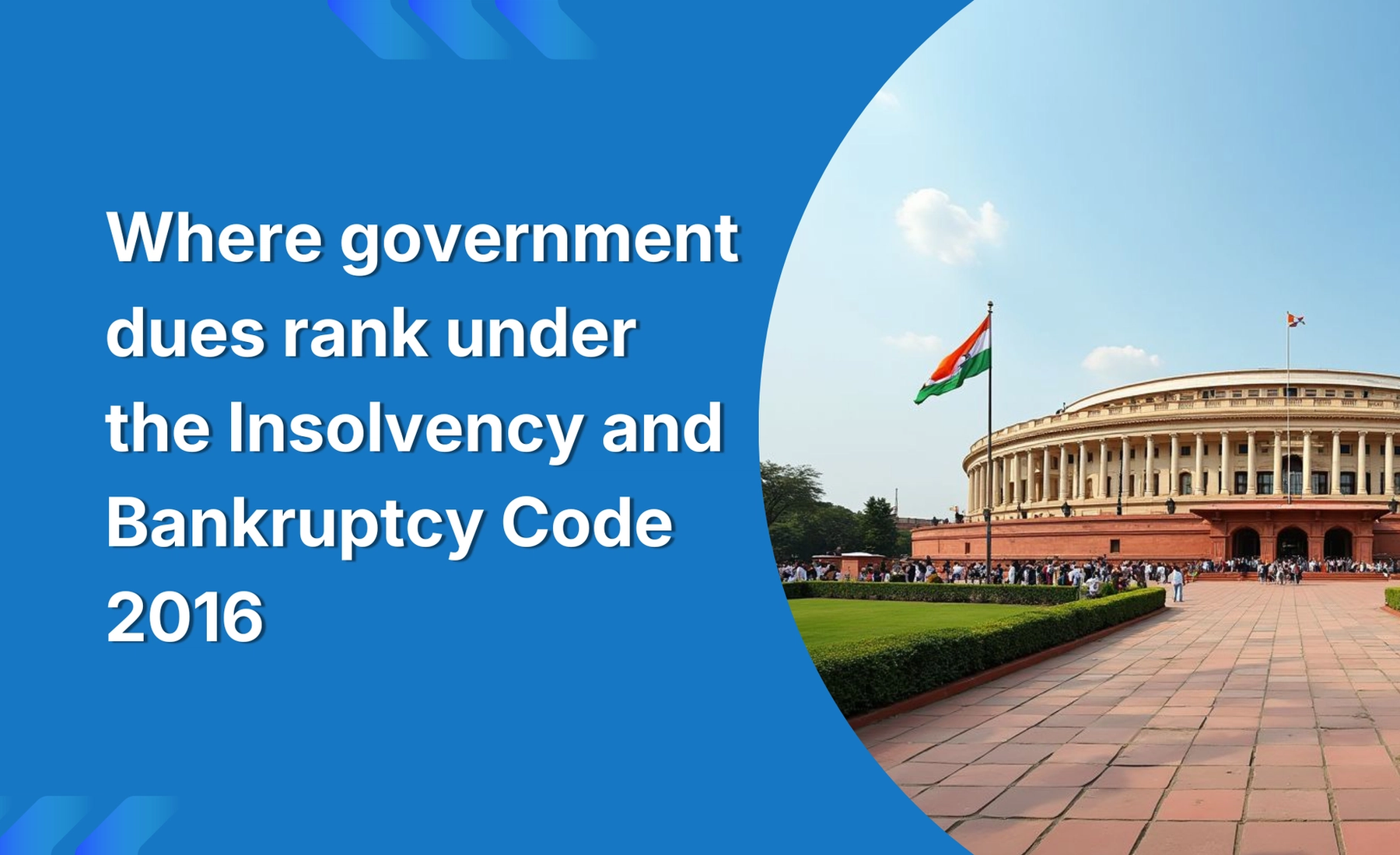 Where Government Dues rank under the