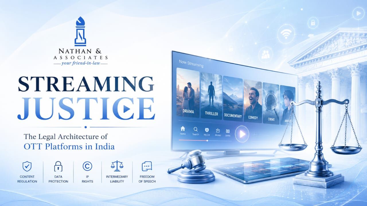 The Legal Architecture of OTT Platforms in India- STREAMING JUSTICE
