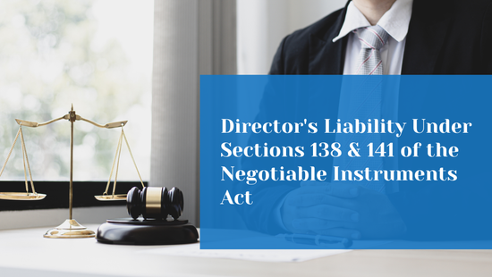Director's Liability for Dishonoured Cheques Issued by a Company 