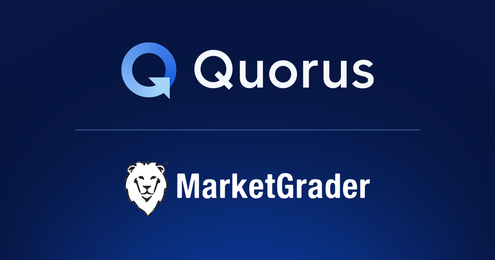 MarketGrader and Quorus announce partnership