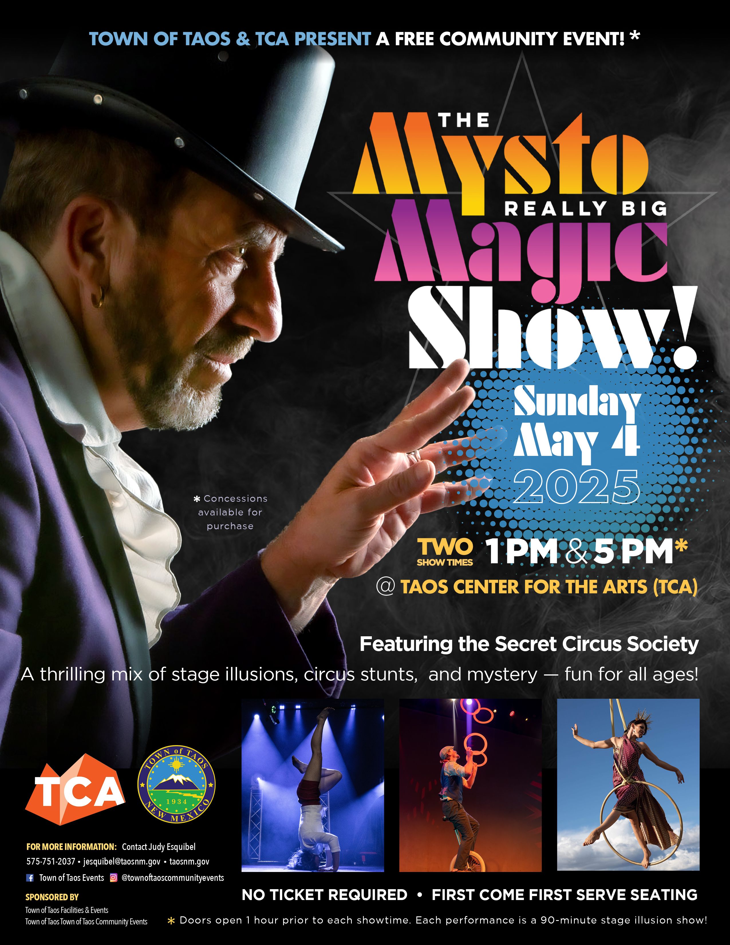 Mysto Magic show poster