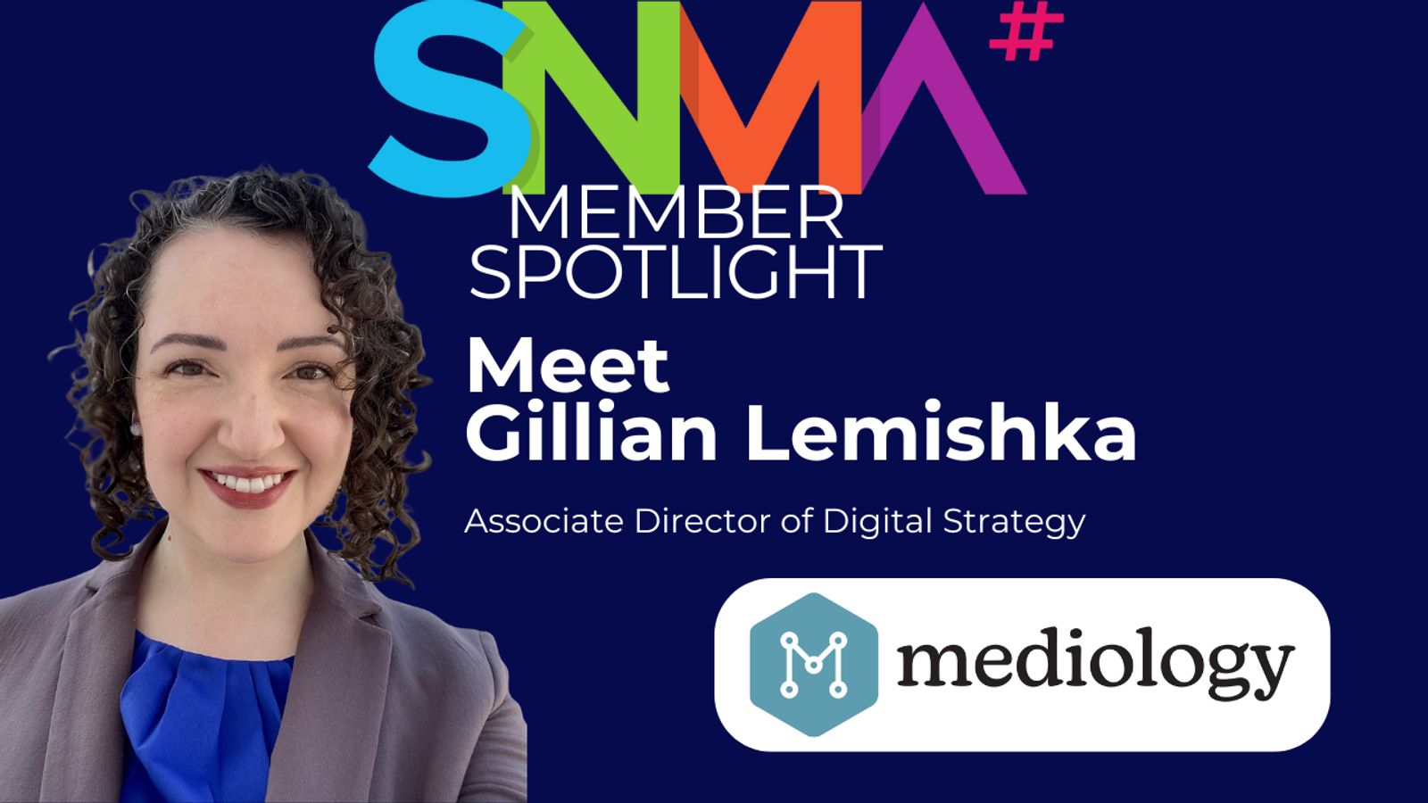 From Stage Lights to Strategy: Meet Gillian, SNMA’s Member of the Month