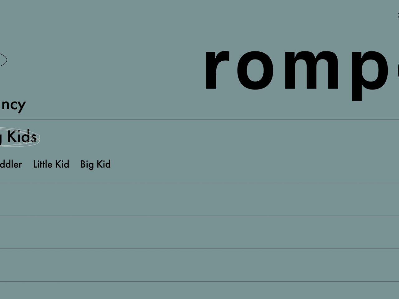 Website navigation menu for Romper showing categories like Pregnancy, Raising Kids, You, Life, and Health.