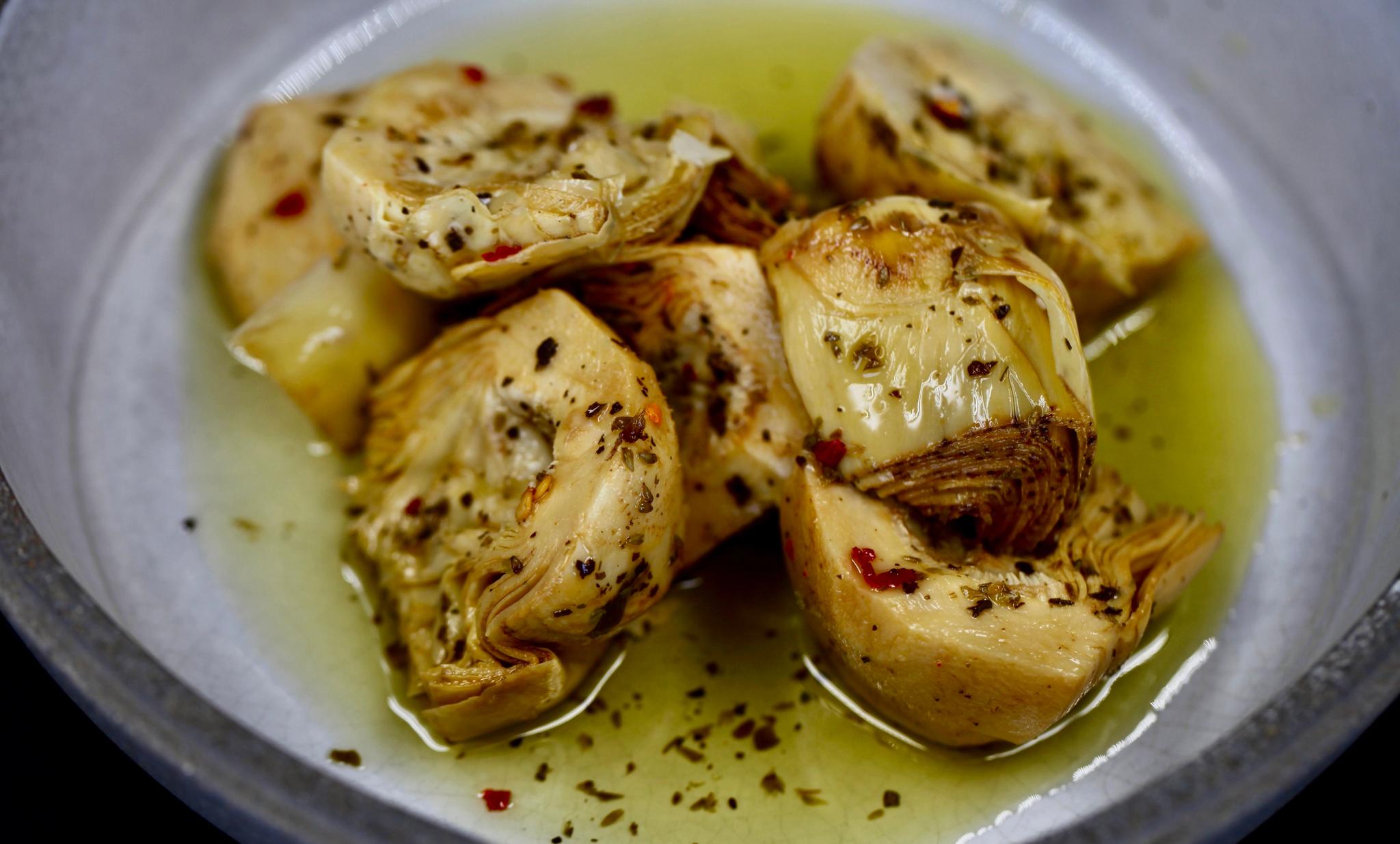 marinated artichokes