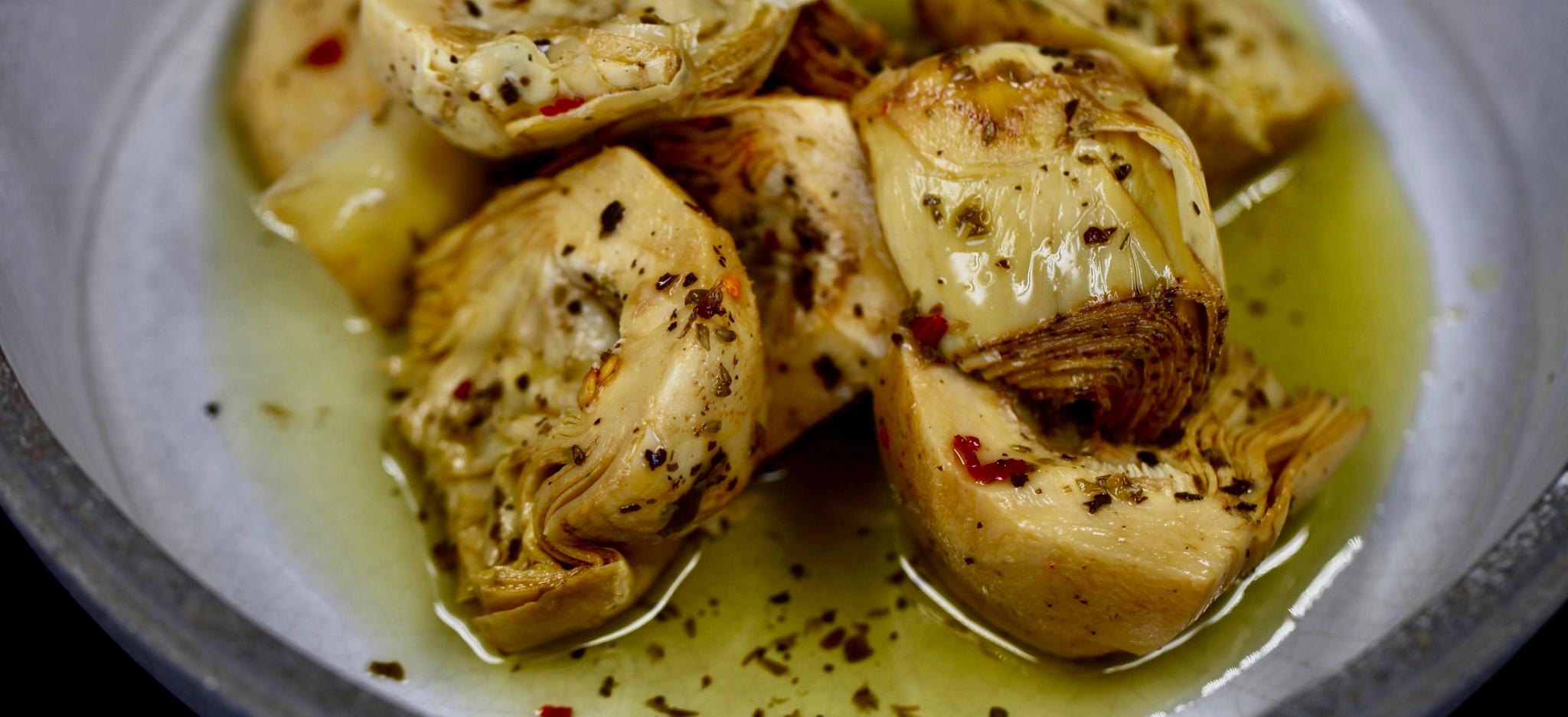 marinated artichokes