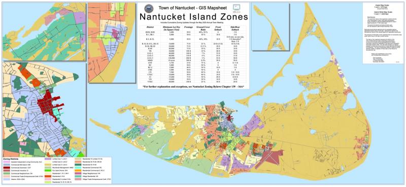 Nantucket Island Zones