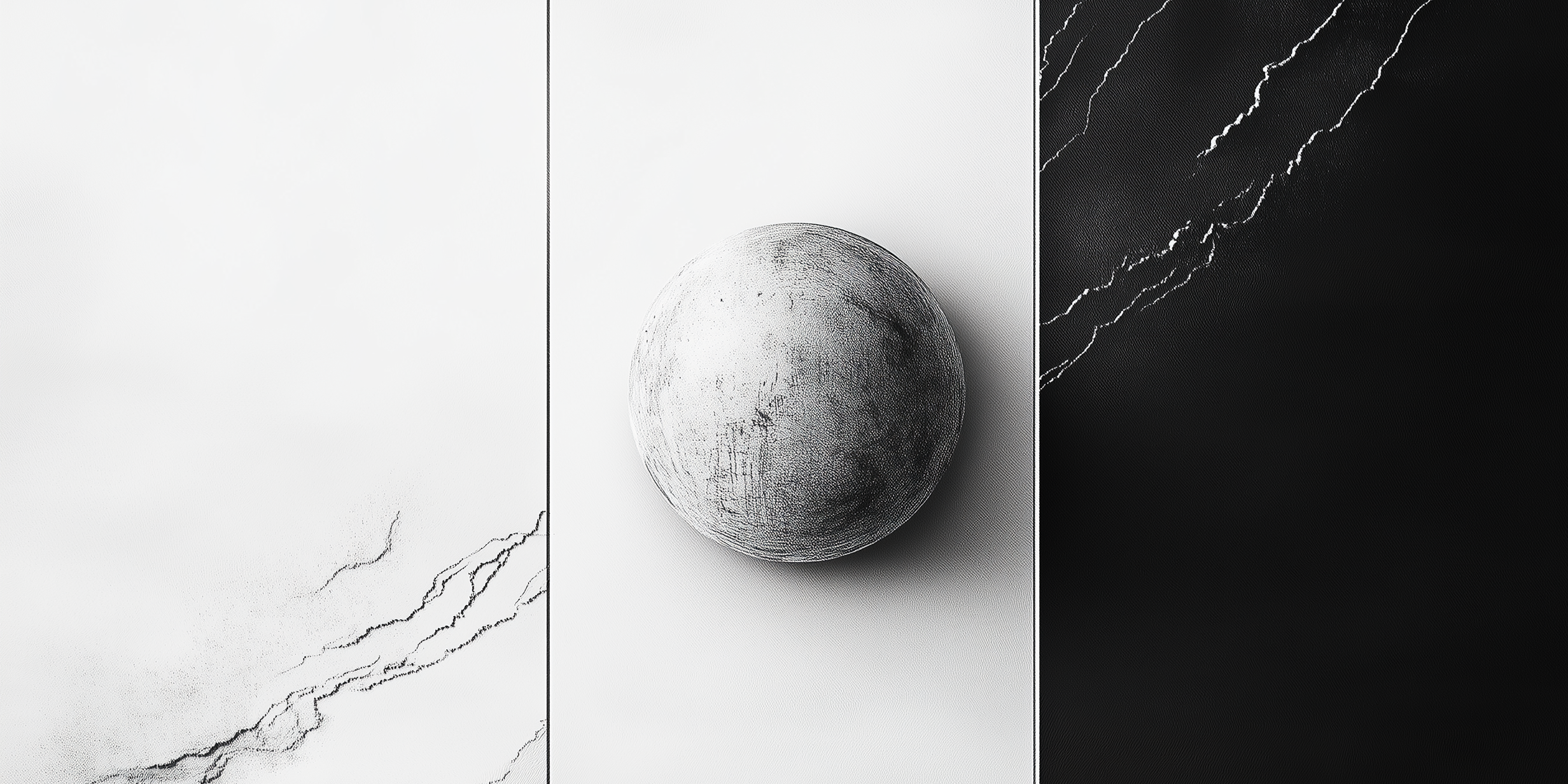 abstract pencil sketch