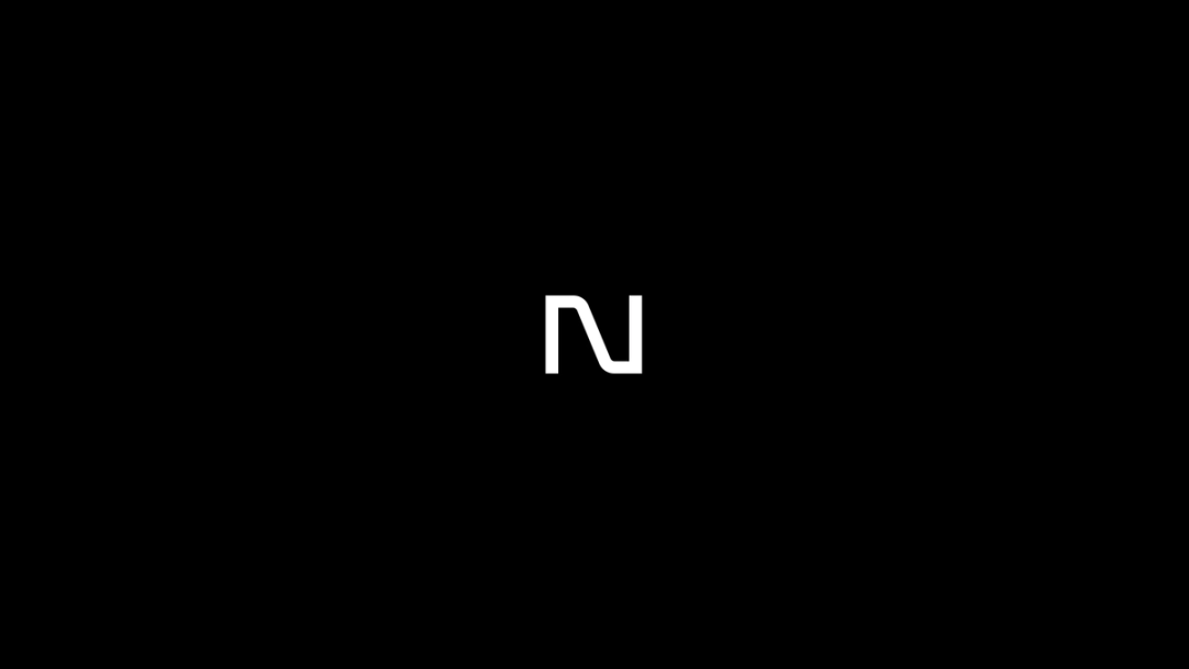 White Netic N mark centered on black.