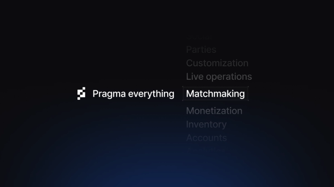 Pragma product and service vocabulary around the “Pragma everything” mark.