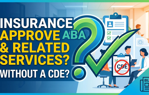 Will Insurance Approve ABA and Other Related Services Without a CDE?
