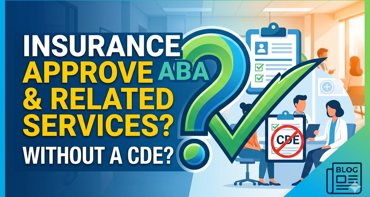 Will Insurance Approve ABA and Other Related Services Without a CDE?