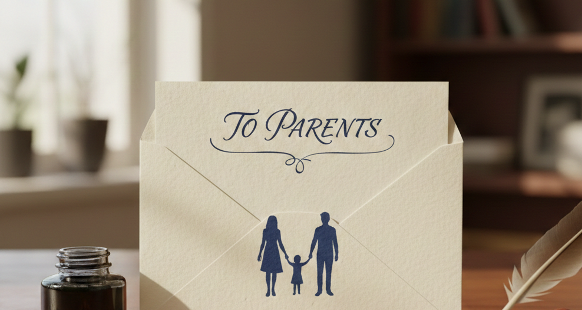 A Letter to Parents