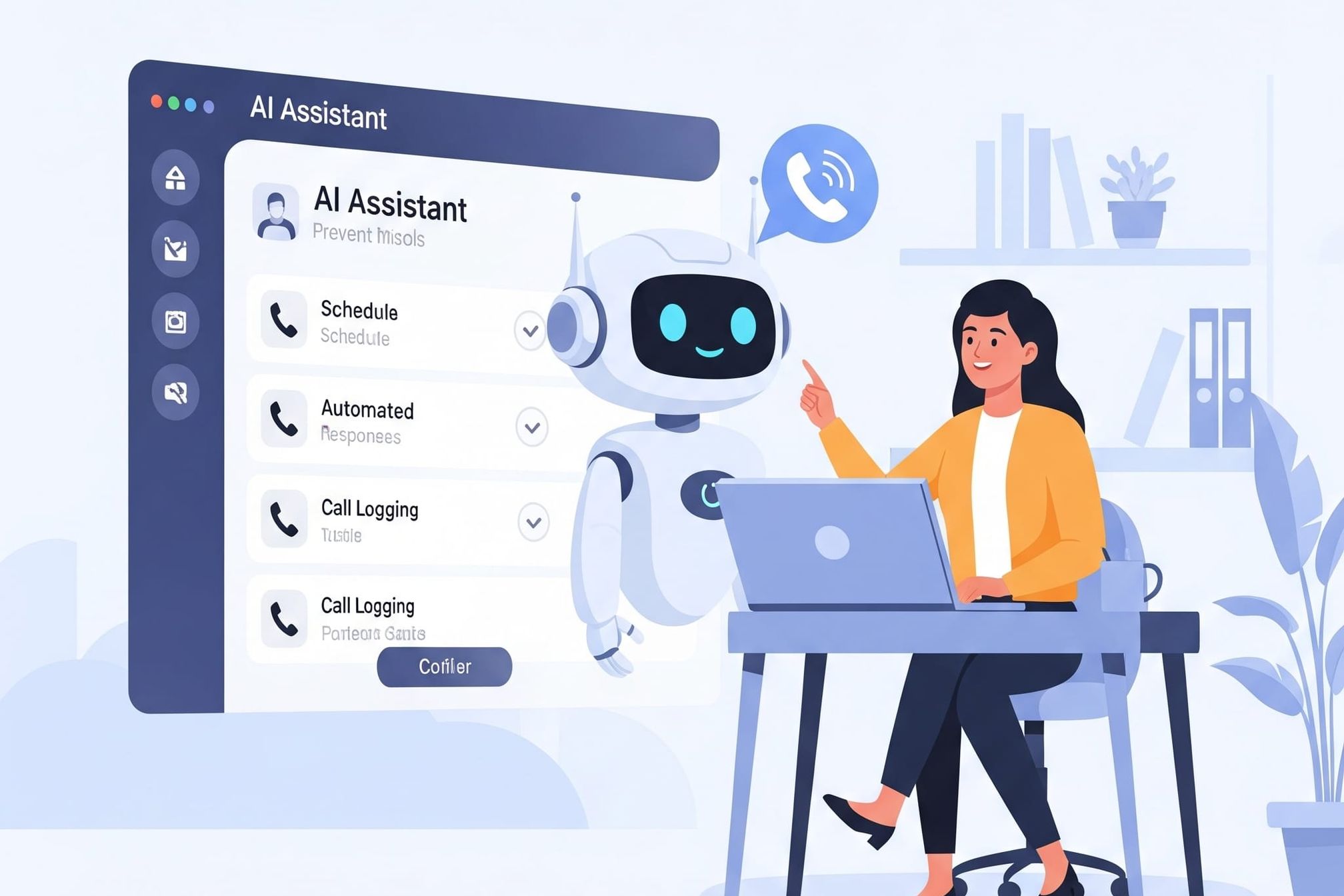 AI Assistant managing leads for a small business owner, showing increased customer satisfaction and closed deals through automation.