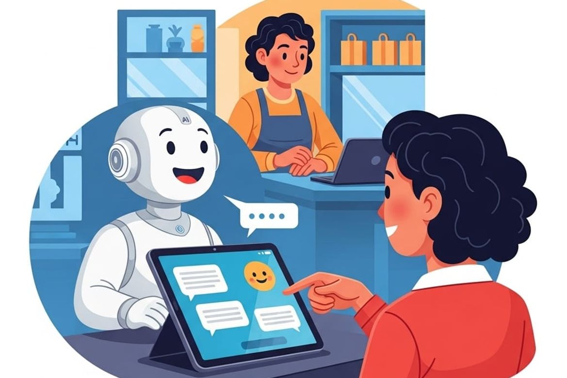 AI Assistant managing leads for a small business owner, showing increased customer satisfaction and closed deals through automation.