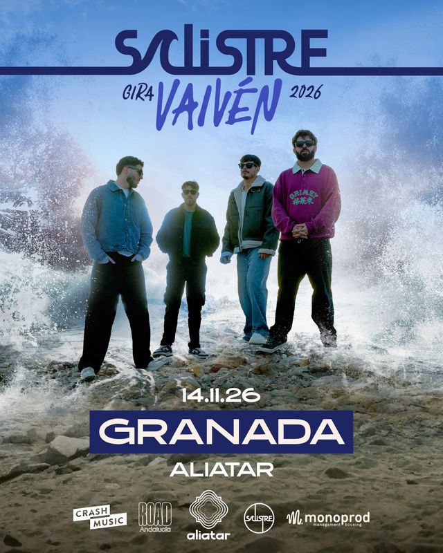 Cartel del concierto de Salistre en Sala Aliatar, sábado, 14 de noviembre de 2026.