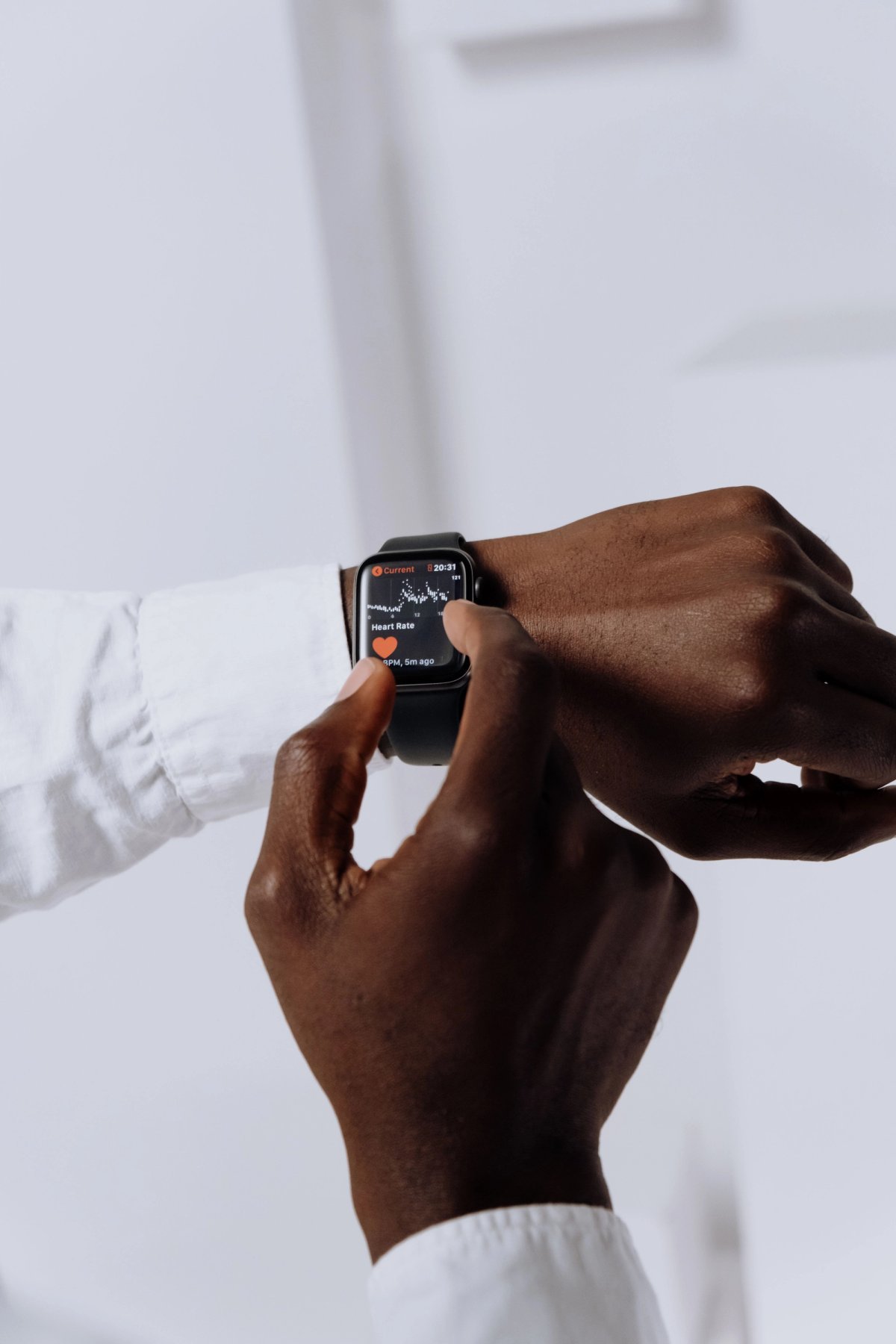 Heart rate on a smartwatch