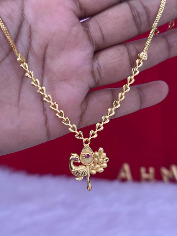 Elegant Peacock necklace Chain