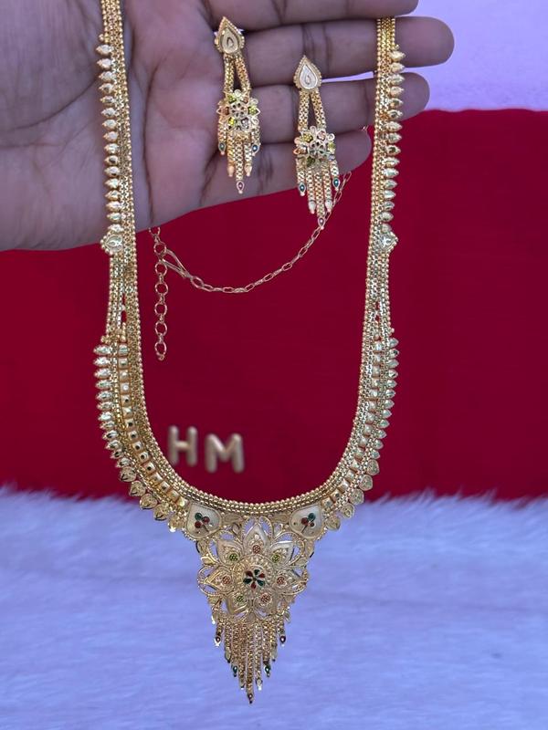 Royal floral Pendant Haram Set