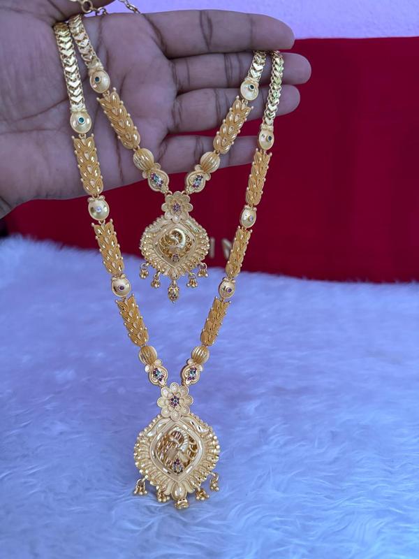 Premium peacock Pendant Designer Haaram