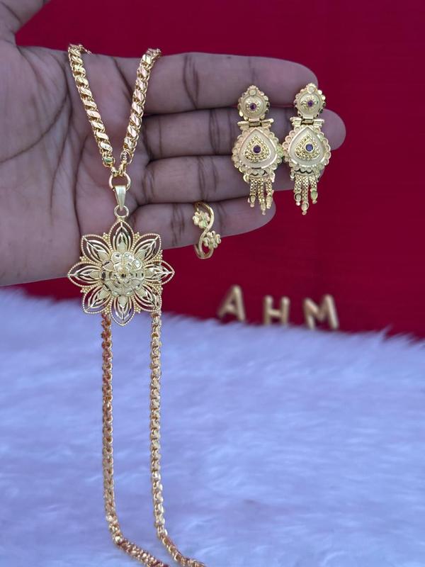 Floral Pendant dollar Combo Set