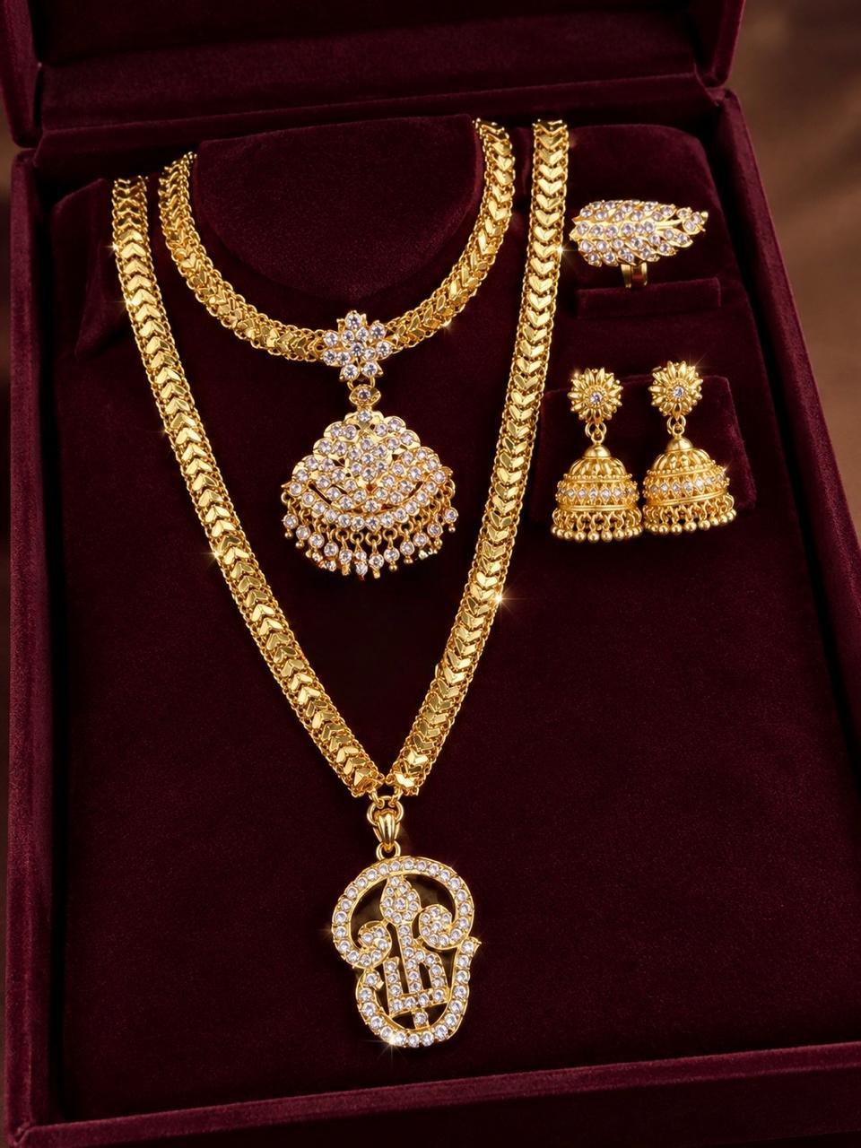 premium ohm jewellery combo set