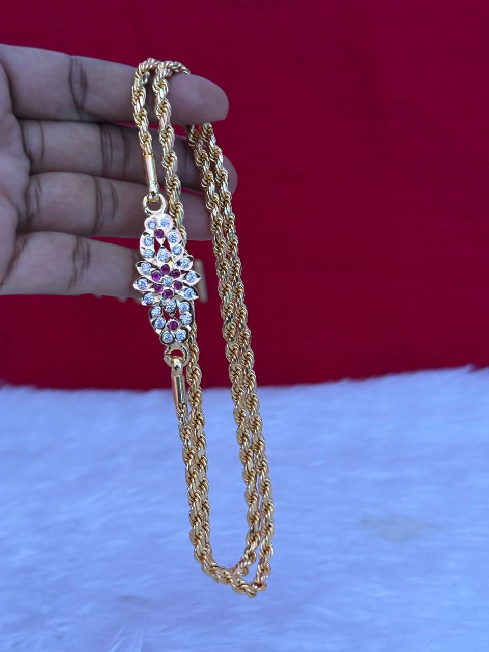 Designer Stone mop Chain