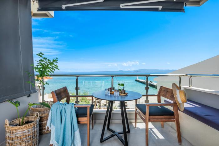     Balcony view from the second-floor Junior Suites 