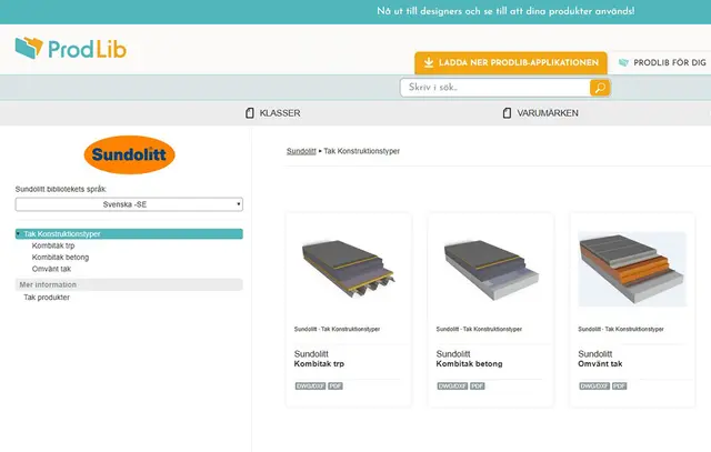 BIM-objekt hos ProdLib - nu för nerladdning!