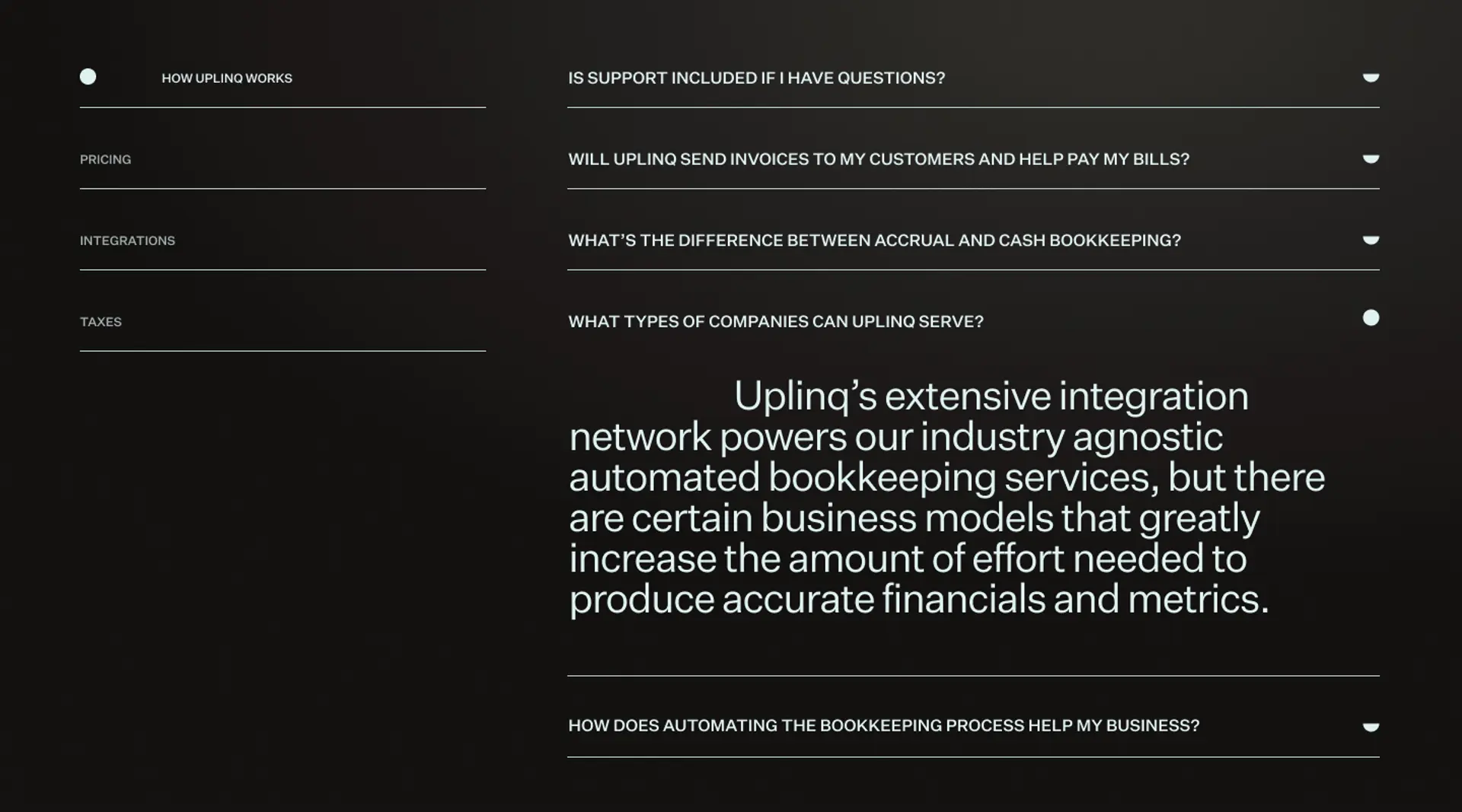 Uplinq - FAQs