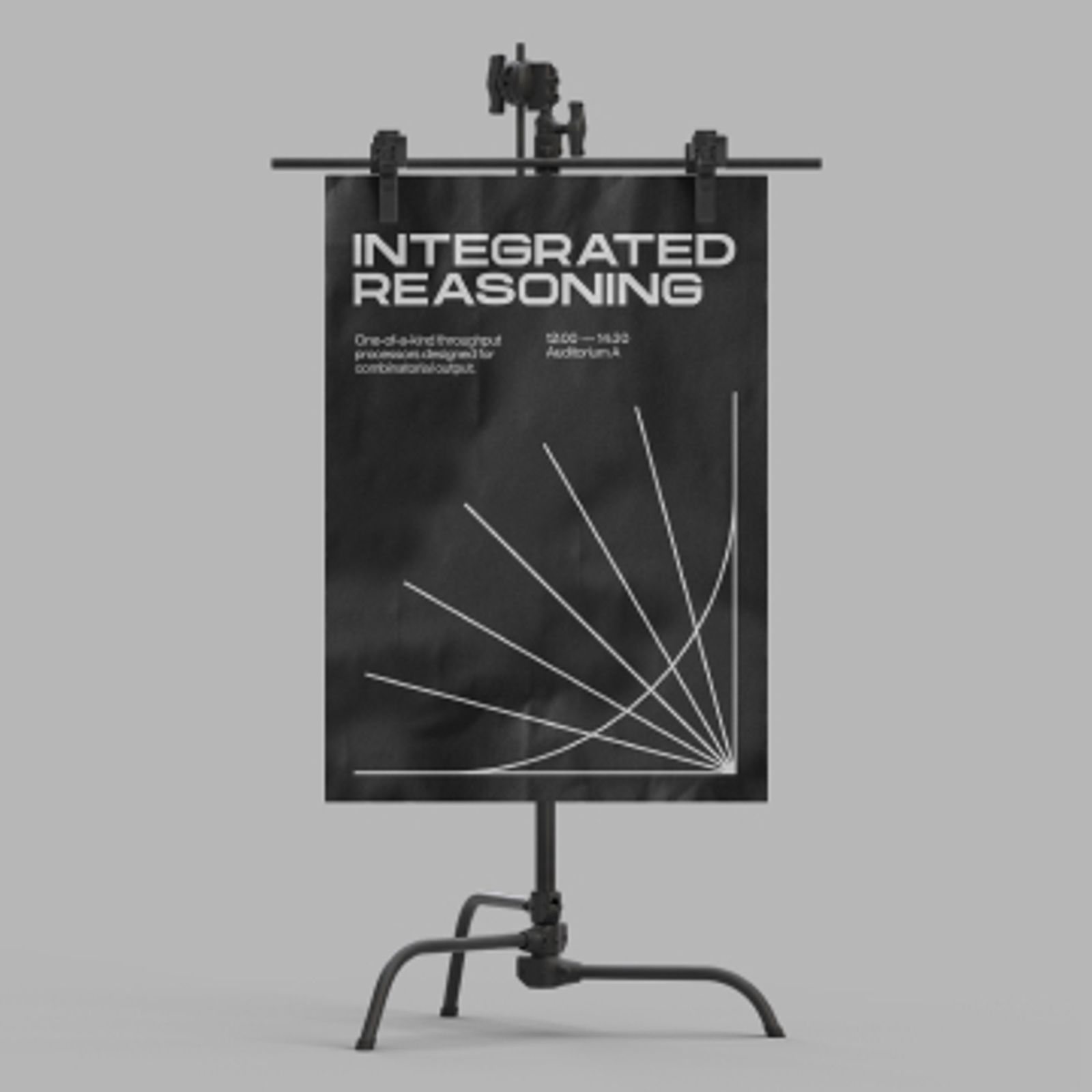 Integrated Reasoning Conference Signage Design by Non-Linear Studio