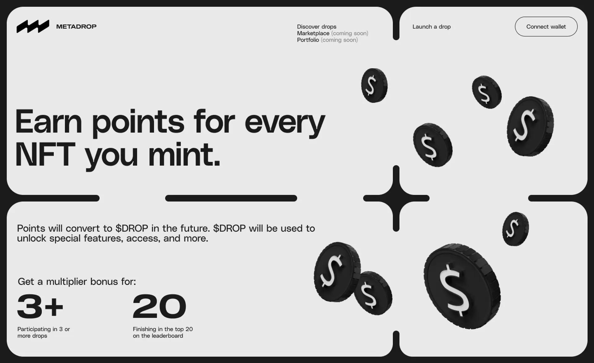 MetaDrop Earn Points by Non-Linear Studio