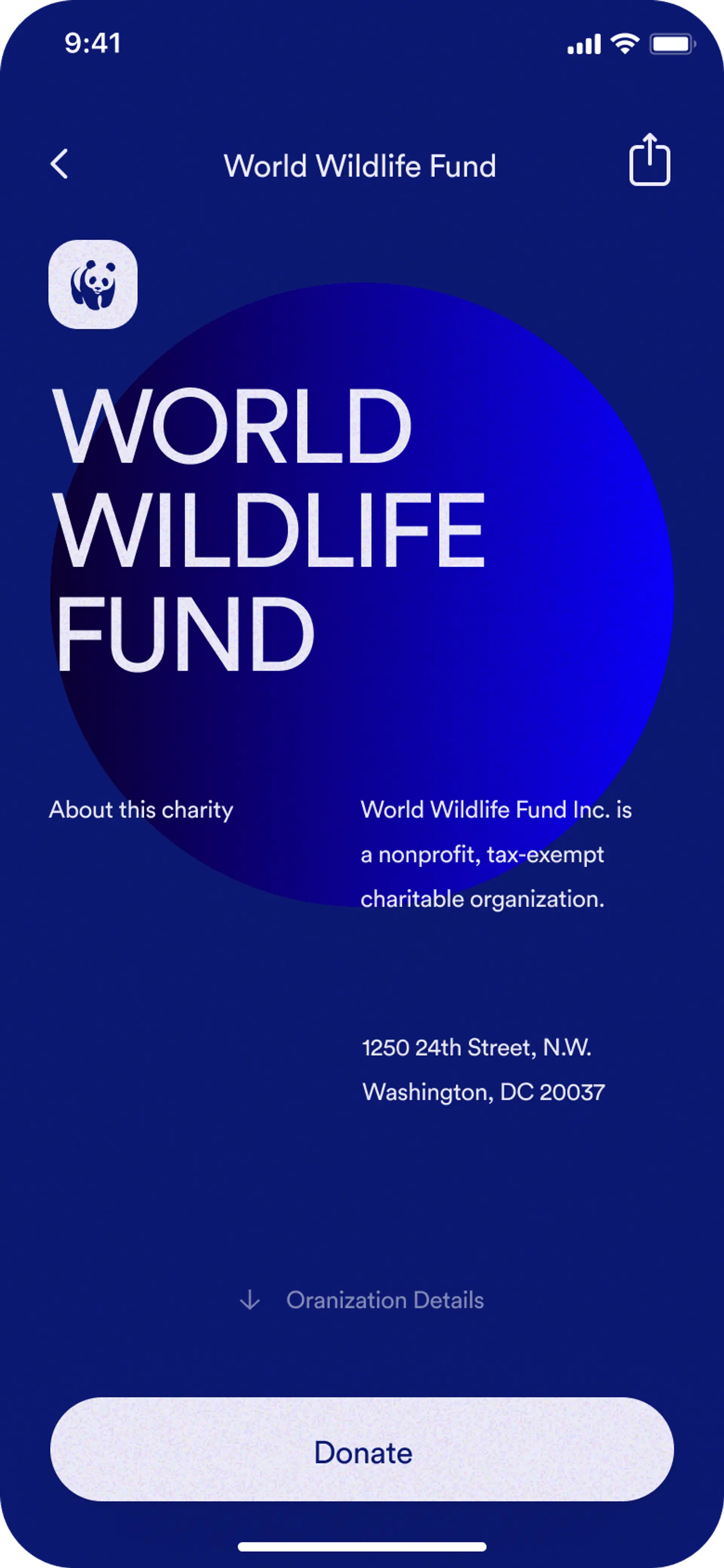 DonorPal Organization Profile